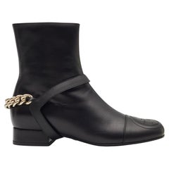 Gucci Black Kid Calfskin Soho Malaga Boots (EU 35)
