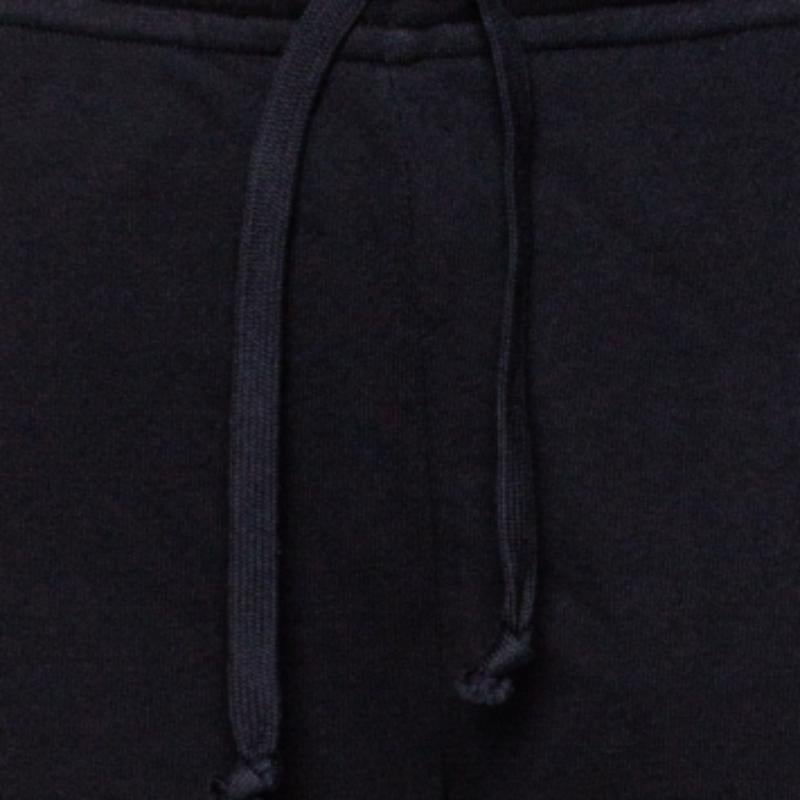 Schwarze Gucci-Strick-Traghose mit kontrastierendem vertikalem Logodruck und Logodruck M im Angebot 4