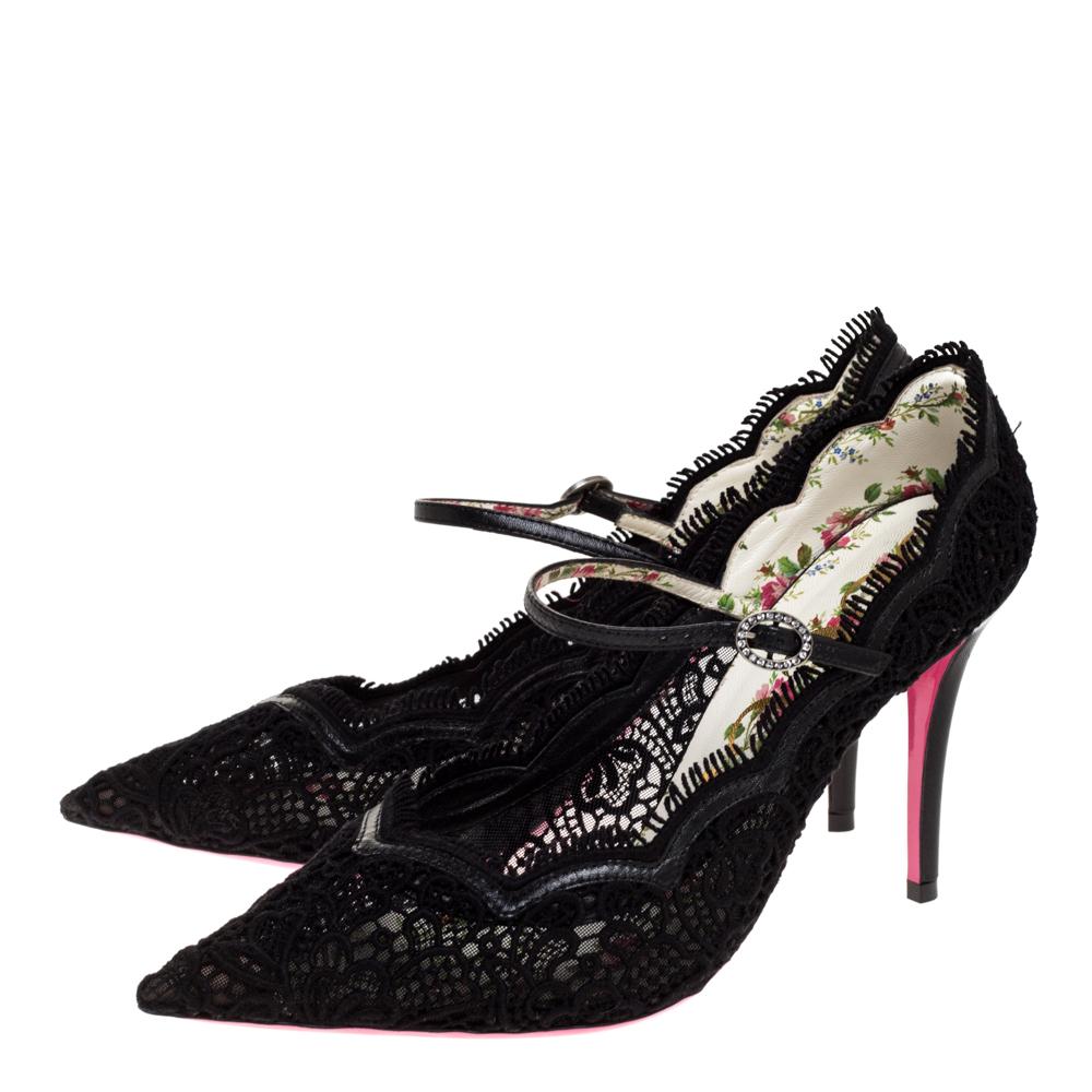 Gucci lace pumps new arrivals