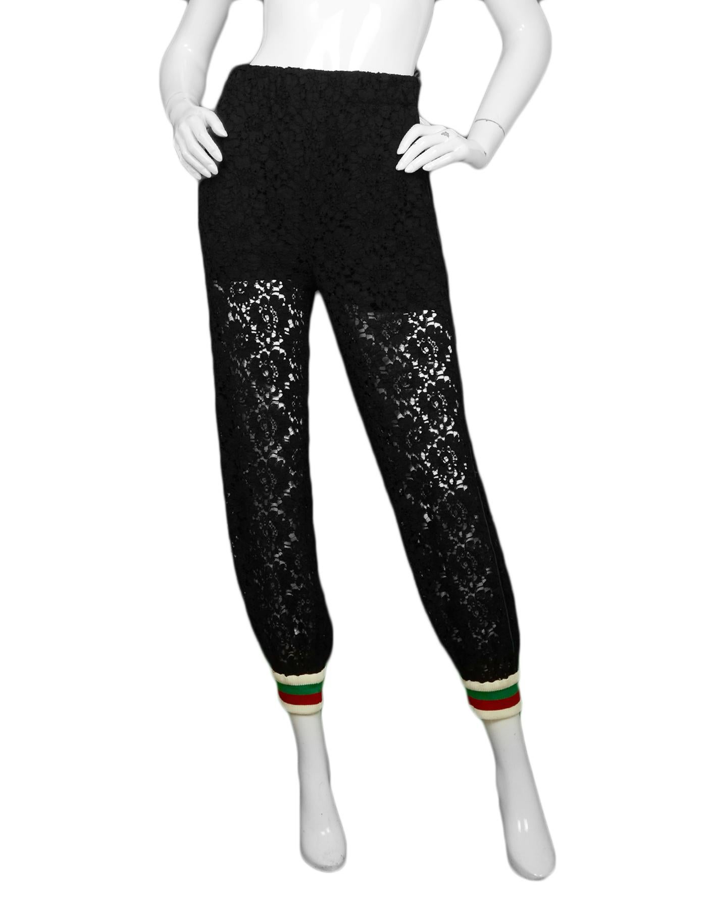 gucci web leggings