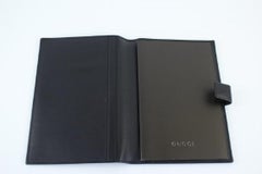 Gucci Black Large Leather Agenda Cover 4gk0919