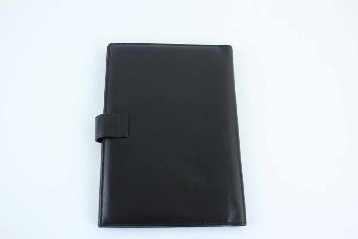 Women's Gucci Black Large Leather Agenda Cover 4gk0919 For Sale