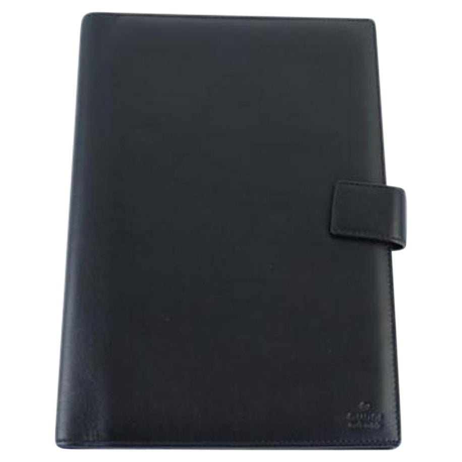 Gucci Black Large Leather Agenda Cover 4gk0919