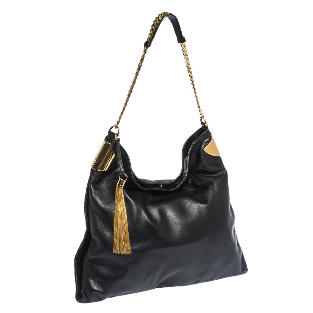 Women's Gucci Black Leather 1970 Shoulder Bag