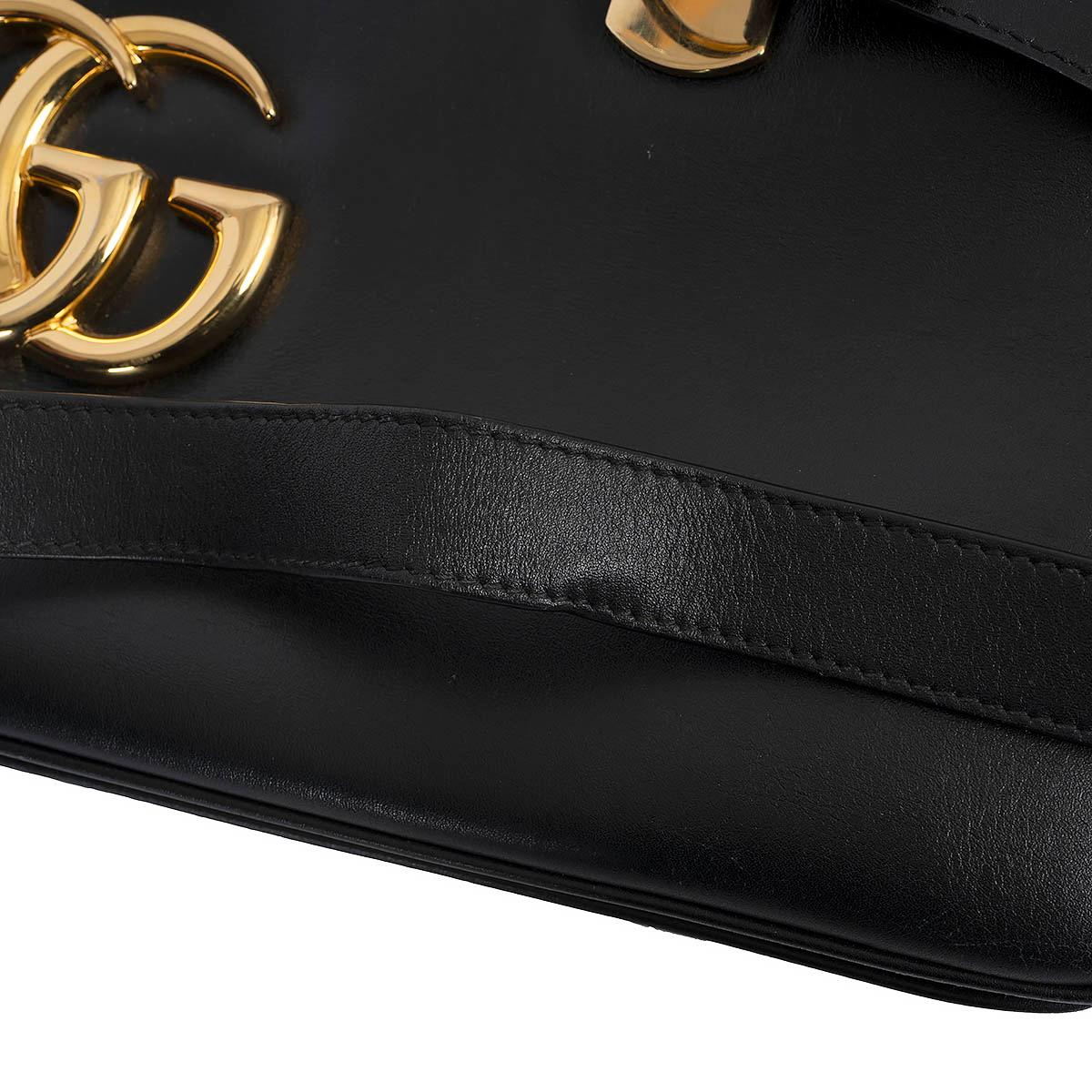 GUCCI cuir noir 2019 ARLI LARGE TOP HANDLE Bag en vente 5