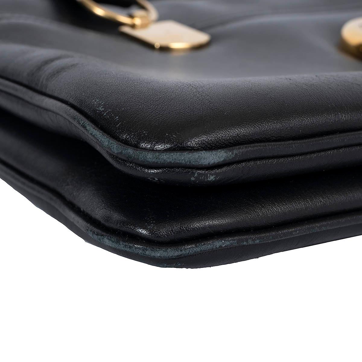 GUCCI cuir noir 2019 ARLI LARGE TOP HANDLE Bag en vente 7