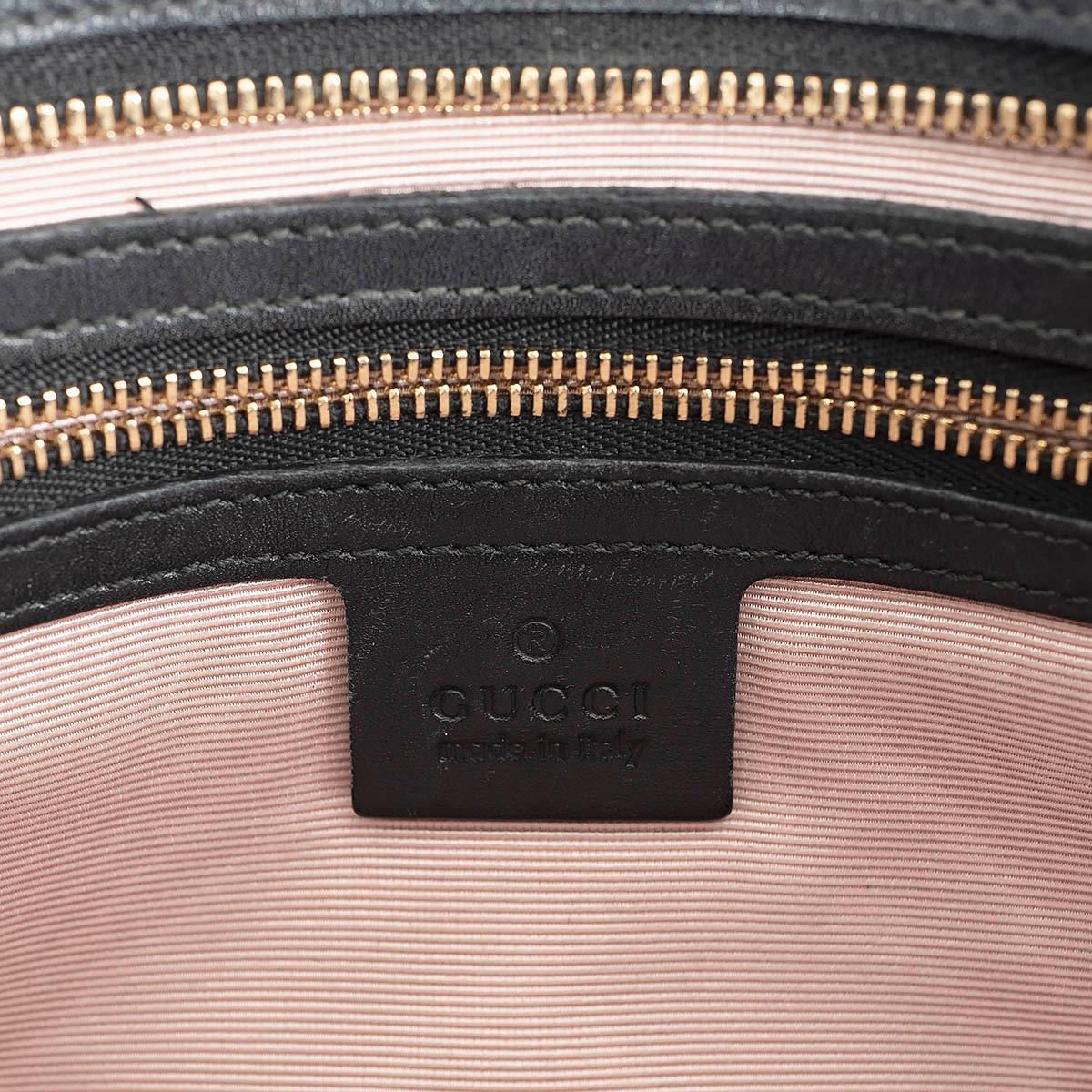 GUCCI black leather 2019 ARLI LARGE TOP HANDLE Bag For Sale 4