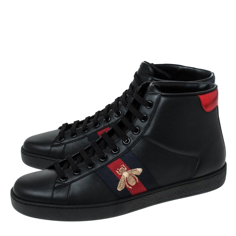 Gucci black high tops deals
