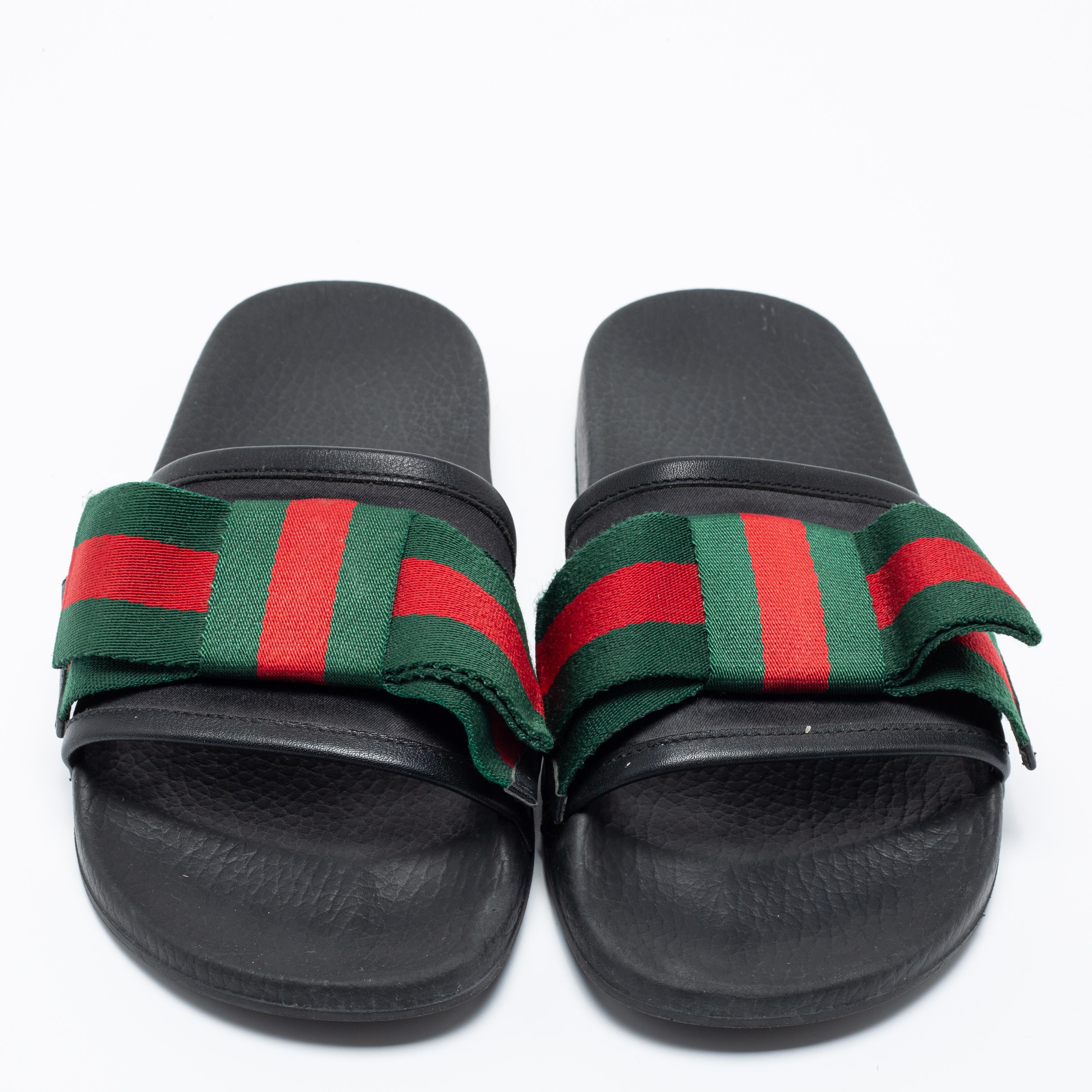 Gucci bow sandals top