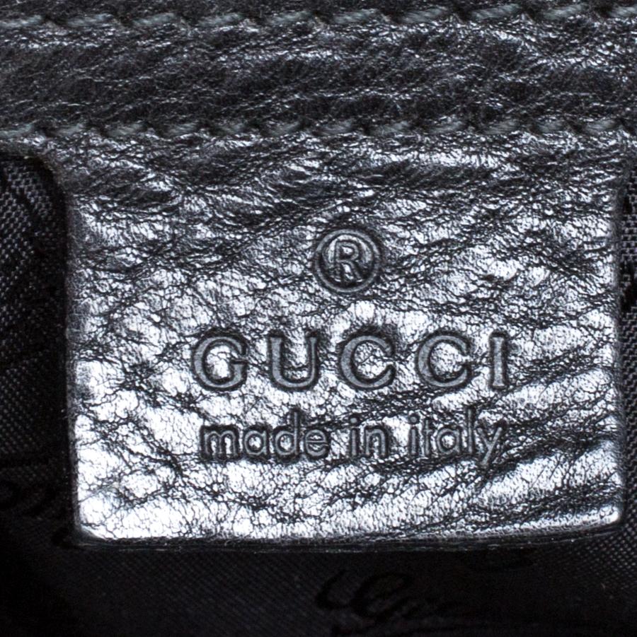 Gucci Black Leather and Suede Babouska Fringe Hobo 3