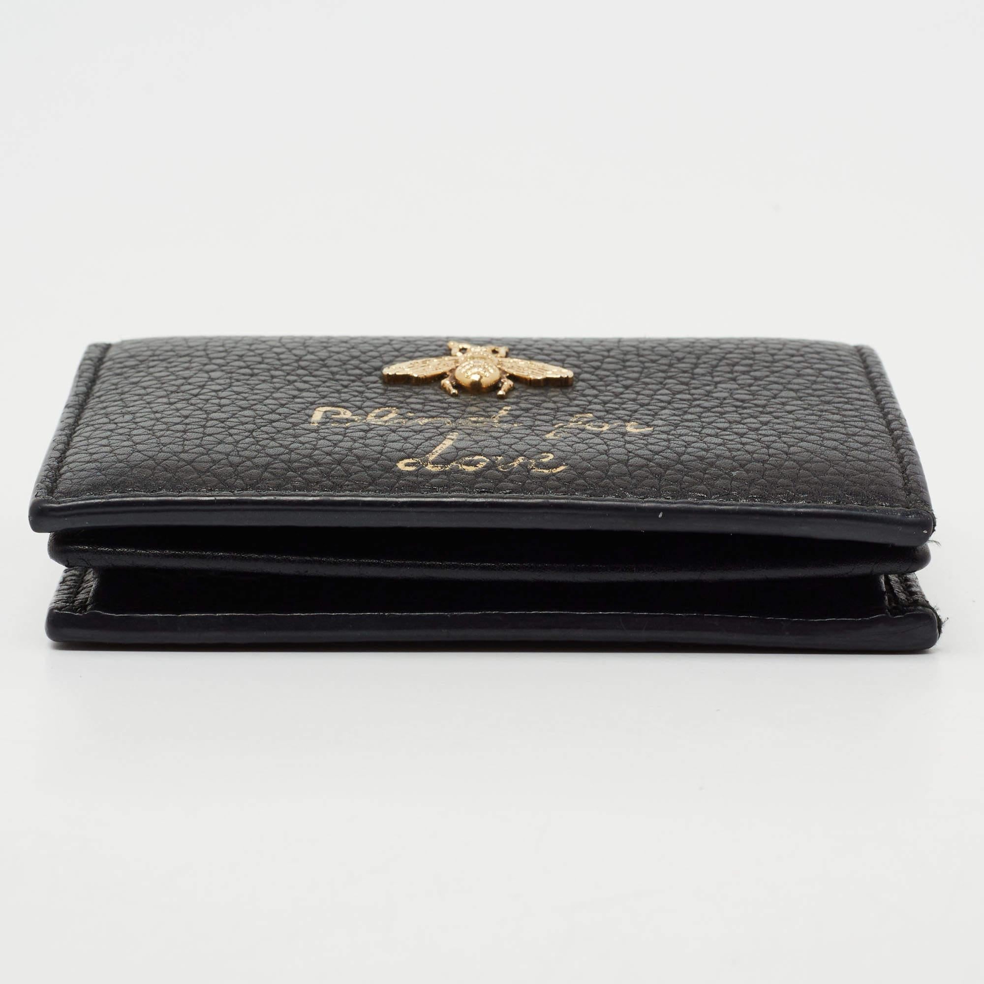 gg marmont leather bi-fold wallet