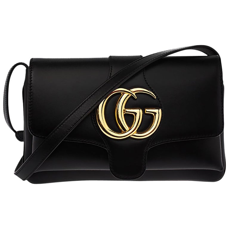 Gucci Black Leather Arli Small Shoulder Bag For Sale at 1stDibs | black ...