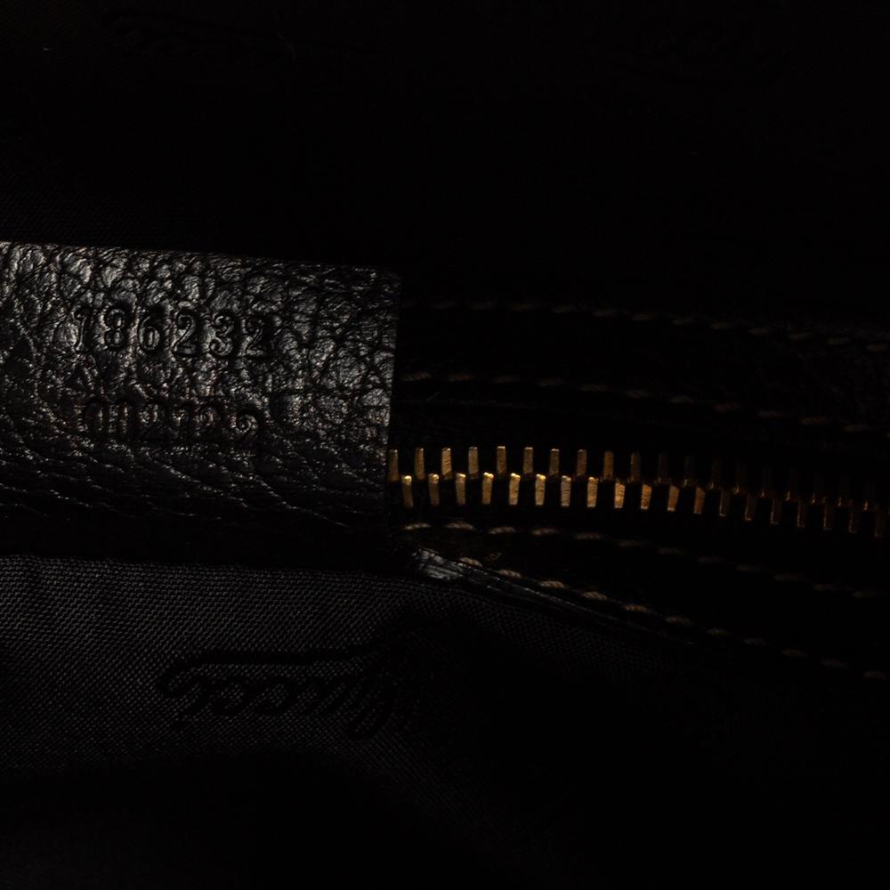 Gucci Black Leather Aviatrix Large Boston Bag 1