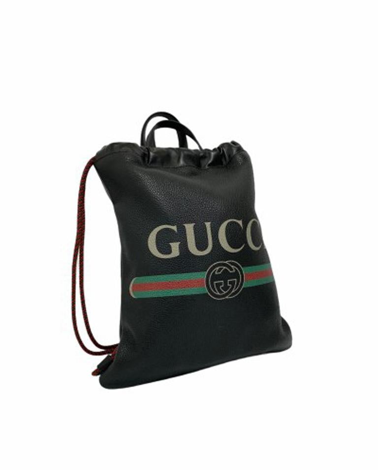 Gucci Black Leather Bag  In New Condition In Torre Del Greco, IT