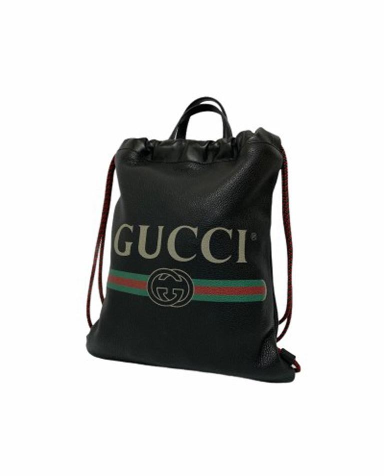 Women's or Men's Gucci Black Leather Bag 