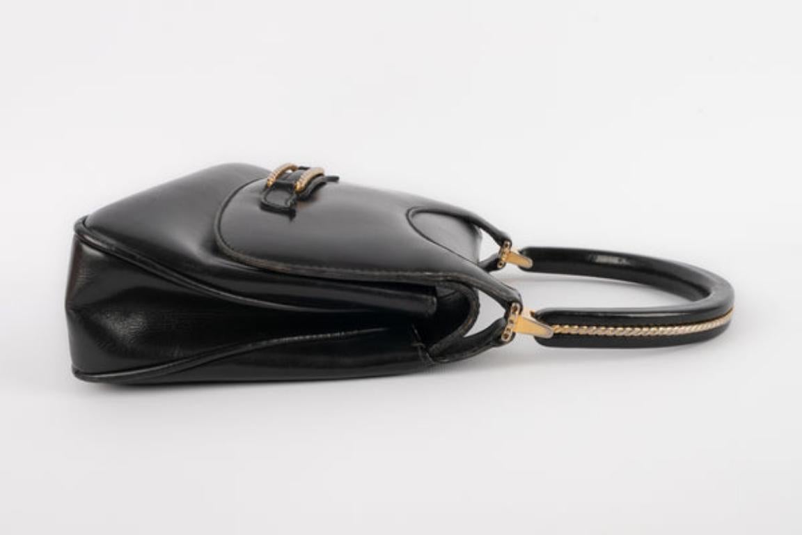 Women's Gucci Black Leather Bag For Sale