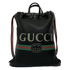 Gucci Black Leather Bag 