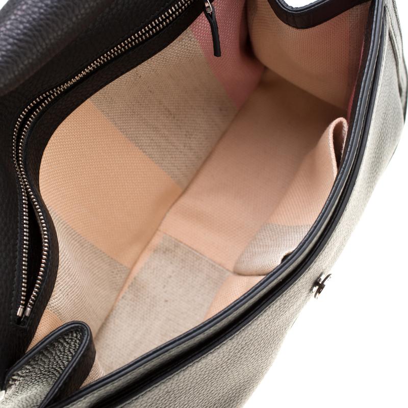 Gucci Black Leather Bamboo Daily Tassel Shoulder Bag 1