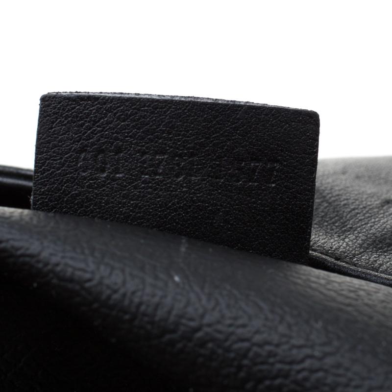 Gucci Black Leather Bamboo Shoulder Bag 7