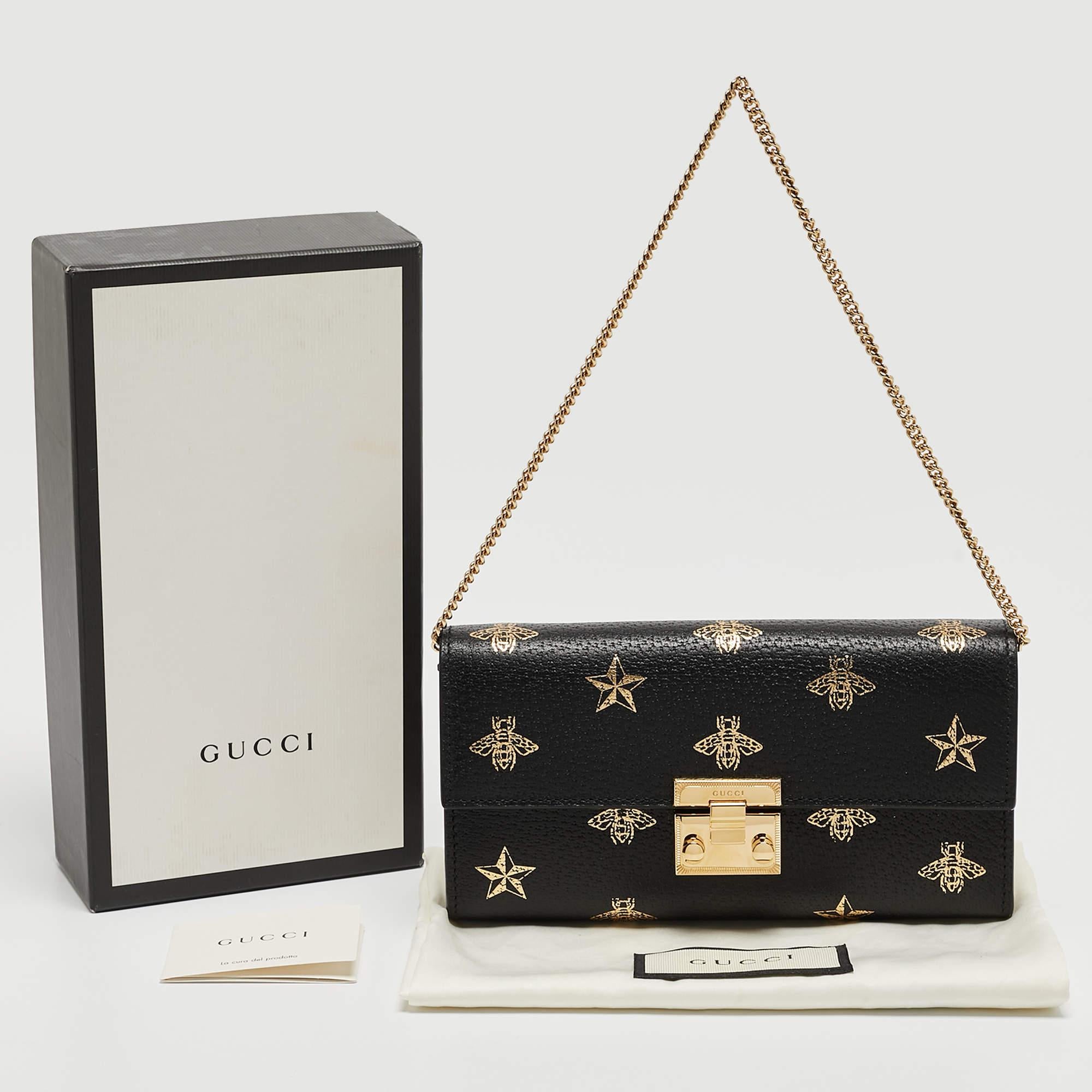 Gucci padlock continental wallet 2025