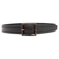 Gucci Black Leather Belt