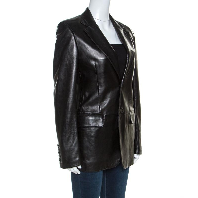 Gucci Leather Blazer
