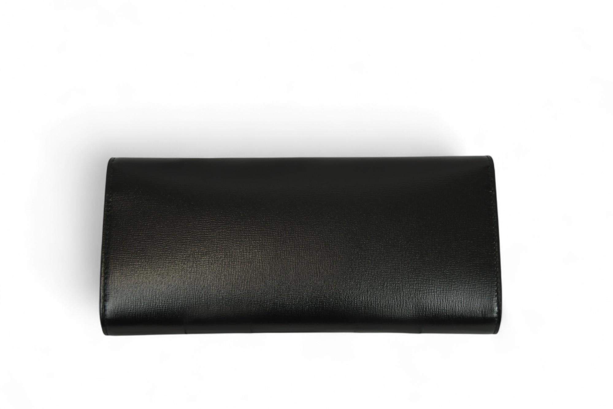 Gucci Clutch Broadway GG in pelle nera In condizioni Nuovo in vendita a West Hartford, CT