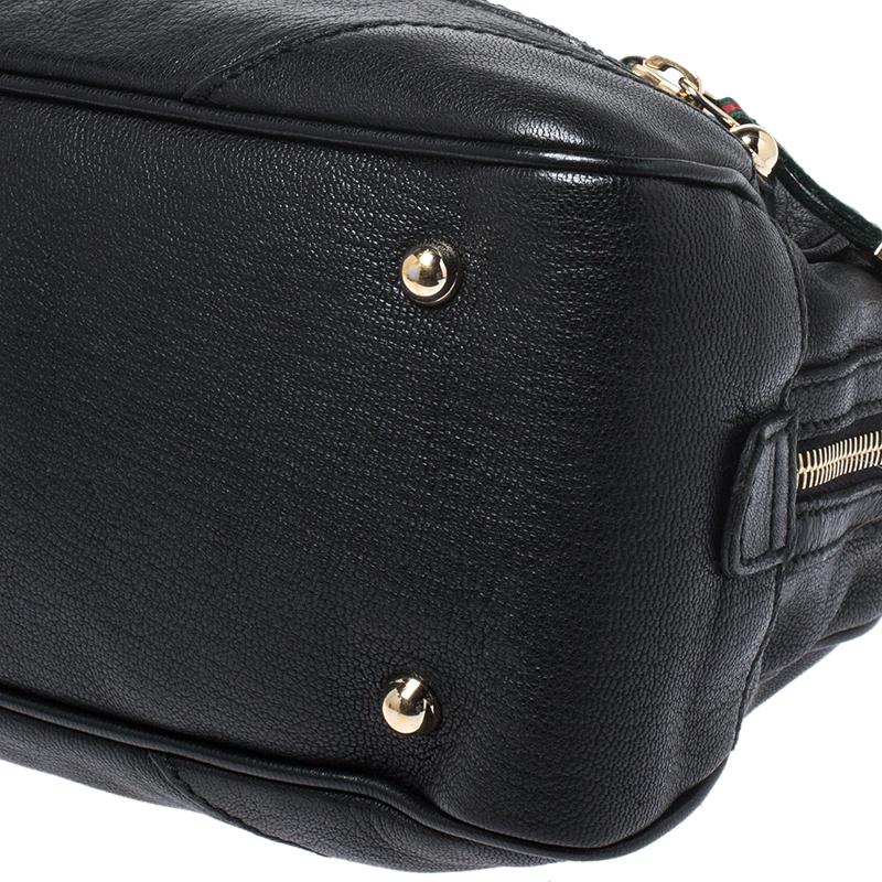 Gucci - Sac bowling Capri en cuir noir 6