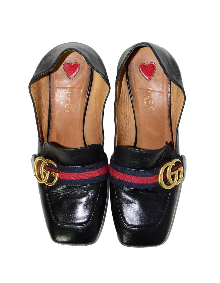 gucci collapsible heel sneaker