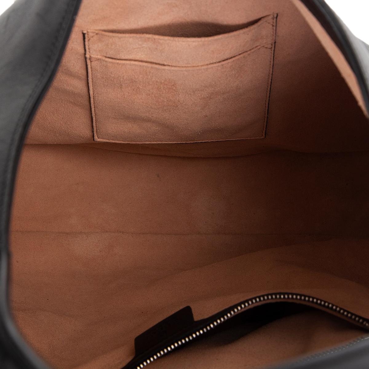 GUCCI black leather DIONYSUS LARGE HOBO Shoulder Bag In Excellent Condition In Zürich, CH