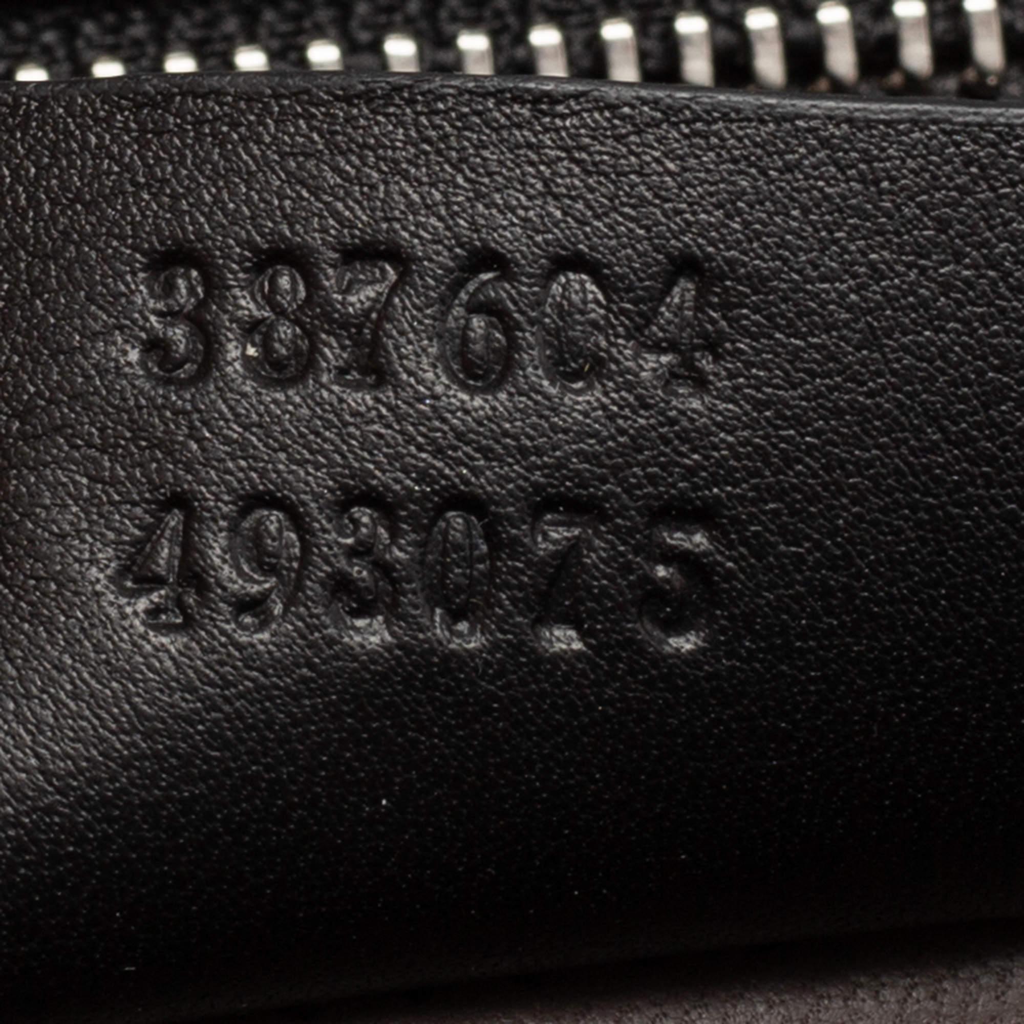 Gucci Black Leather Dollar Interlocking G Shoulder Bag 3