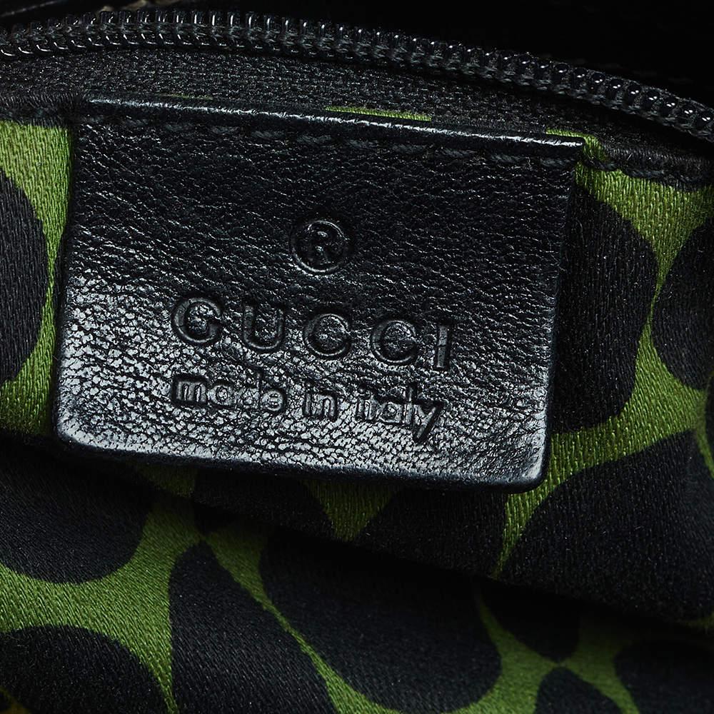 Gucci Duchessa Boston Tasche aus schwarzem Leder im Angebot 6