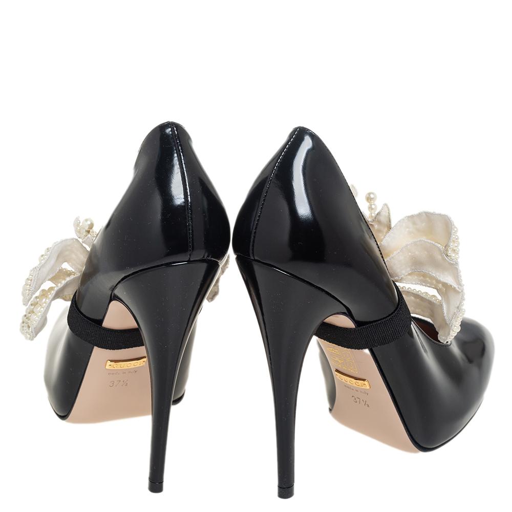 gucci elaisa bow pump