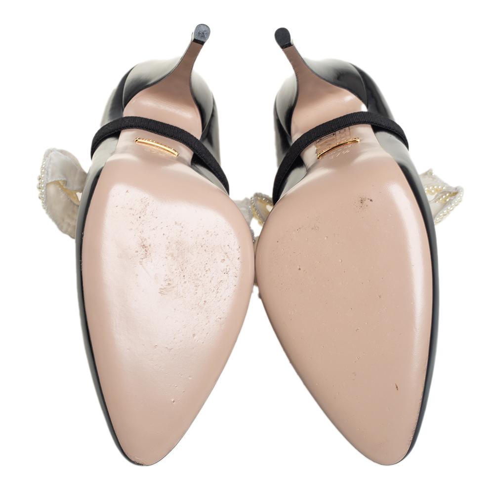 pearl bow heels
