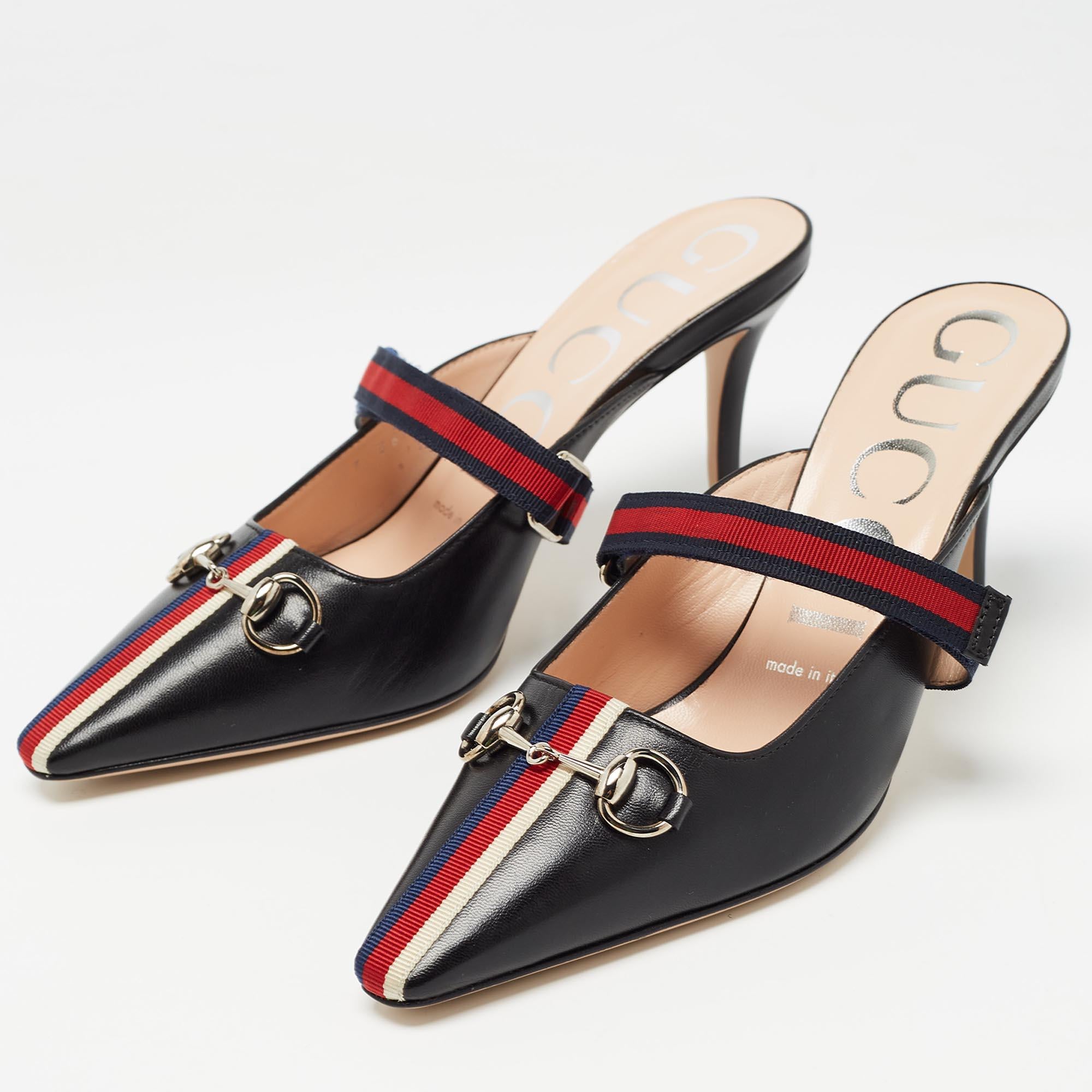 Wonderfully crafted shoes added with notable elements to fit well and pair perfectly with all your plans. Make these Gucci mules yours today!