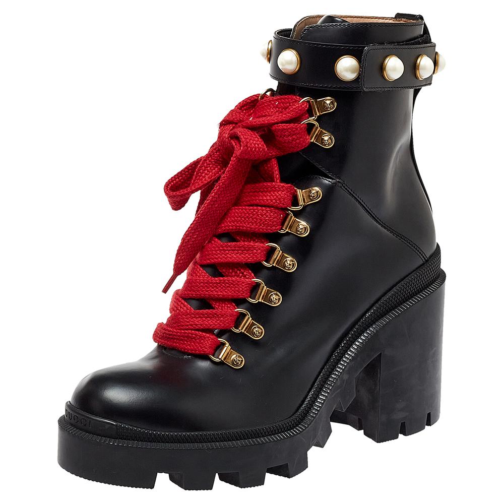 Gucci boots shop pearl