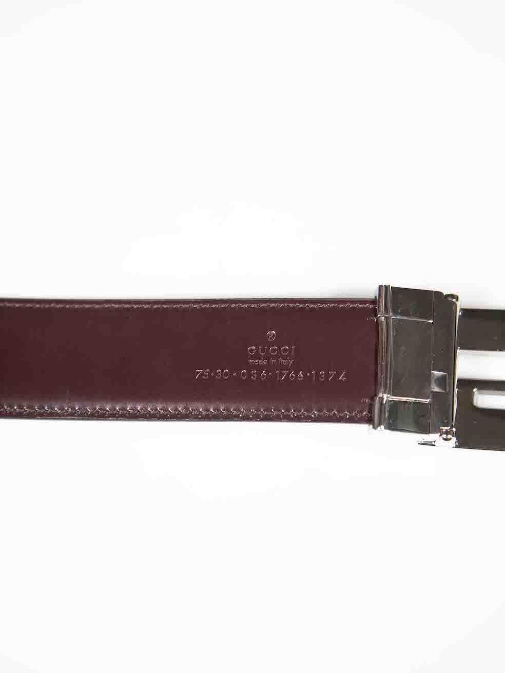 Gucci Black Leather G Buckle Belt For Sale 1