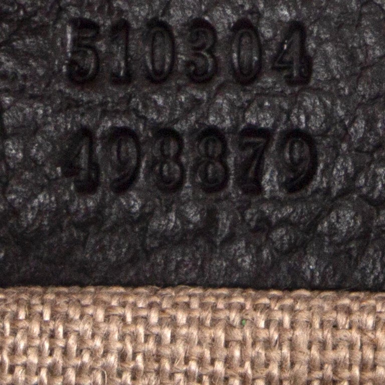 GUCCI black leather GG INTERLOCKING Shoulder Bag at 1stDibs  gucci black  leather bag, gucci black and brown bag, gucci gg interlocking bag