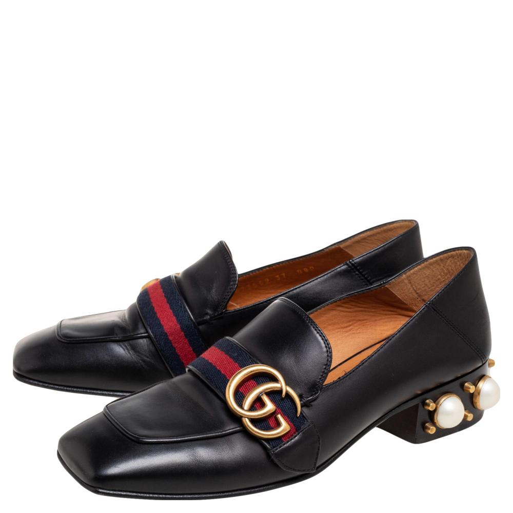 Gucci outlet pearl loafer