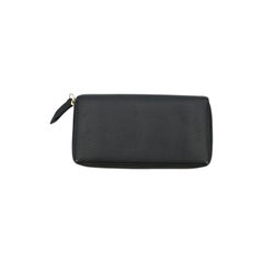 Gucci Black Leather GG Marmont Zip Wallet Coin Purse