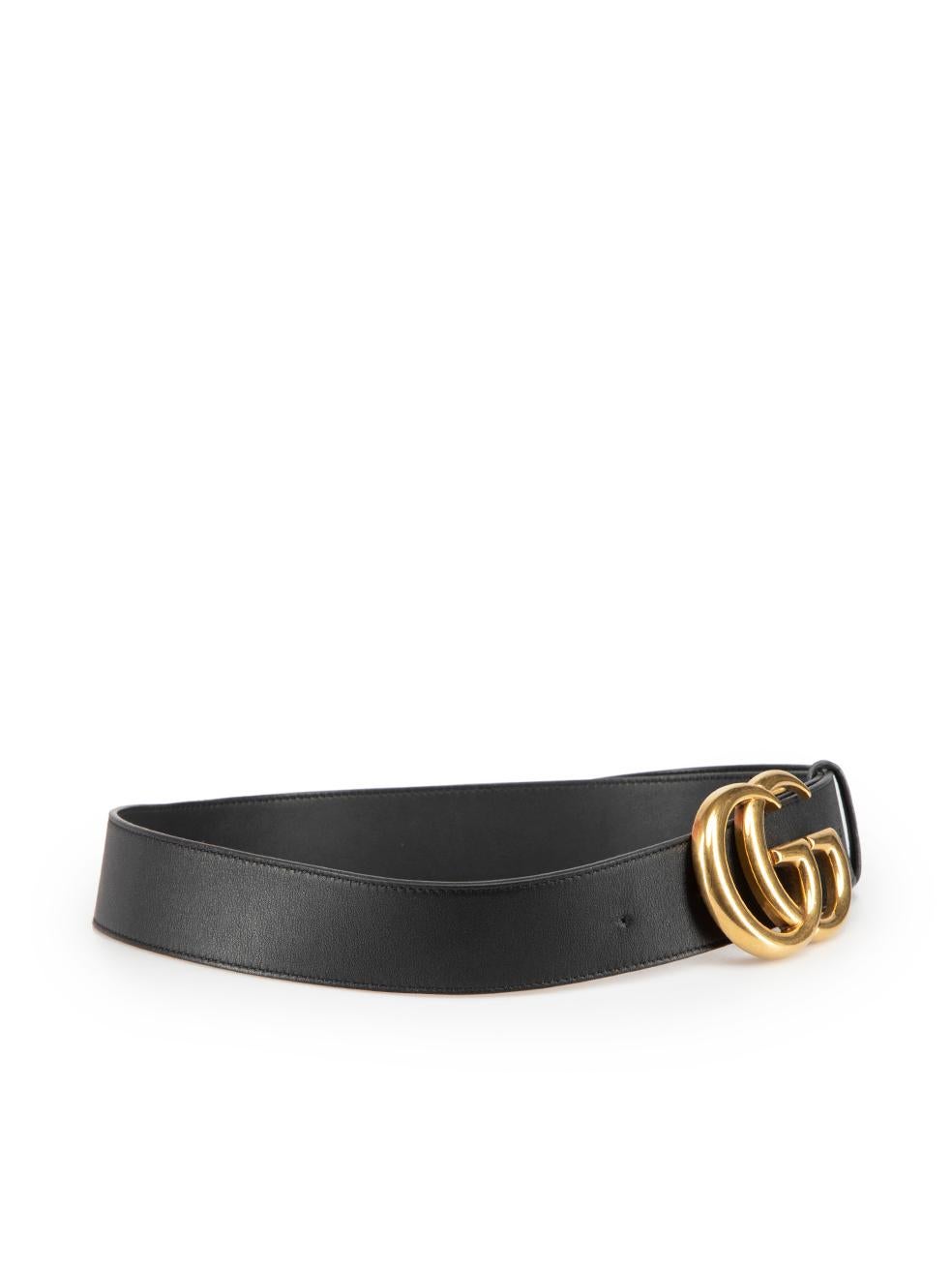 CONDITION is Very good. Minimal wear to belt is evident. Minimal wear to leather with hardly any creasing or scuffing found, very slight tarnishing of the buckle seen on this used Gucci designer resale item. Please note that an extra hole has been