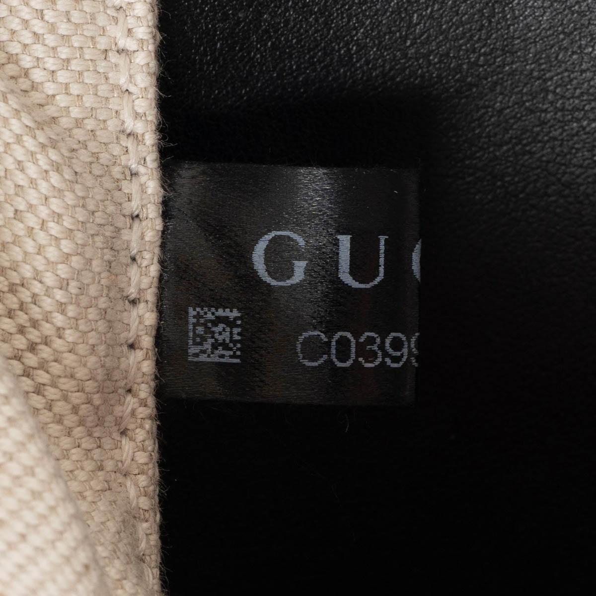 GUCCI black leather GG MATELASSE SMALL Shoulder Bag 4