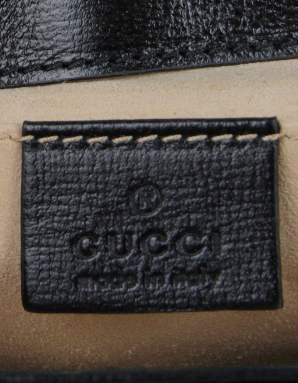 Gucci Black Leather GG Mini Marina Chain Shoulder Bag rt. $2, 590 1