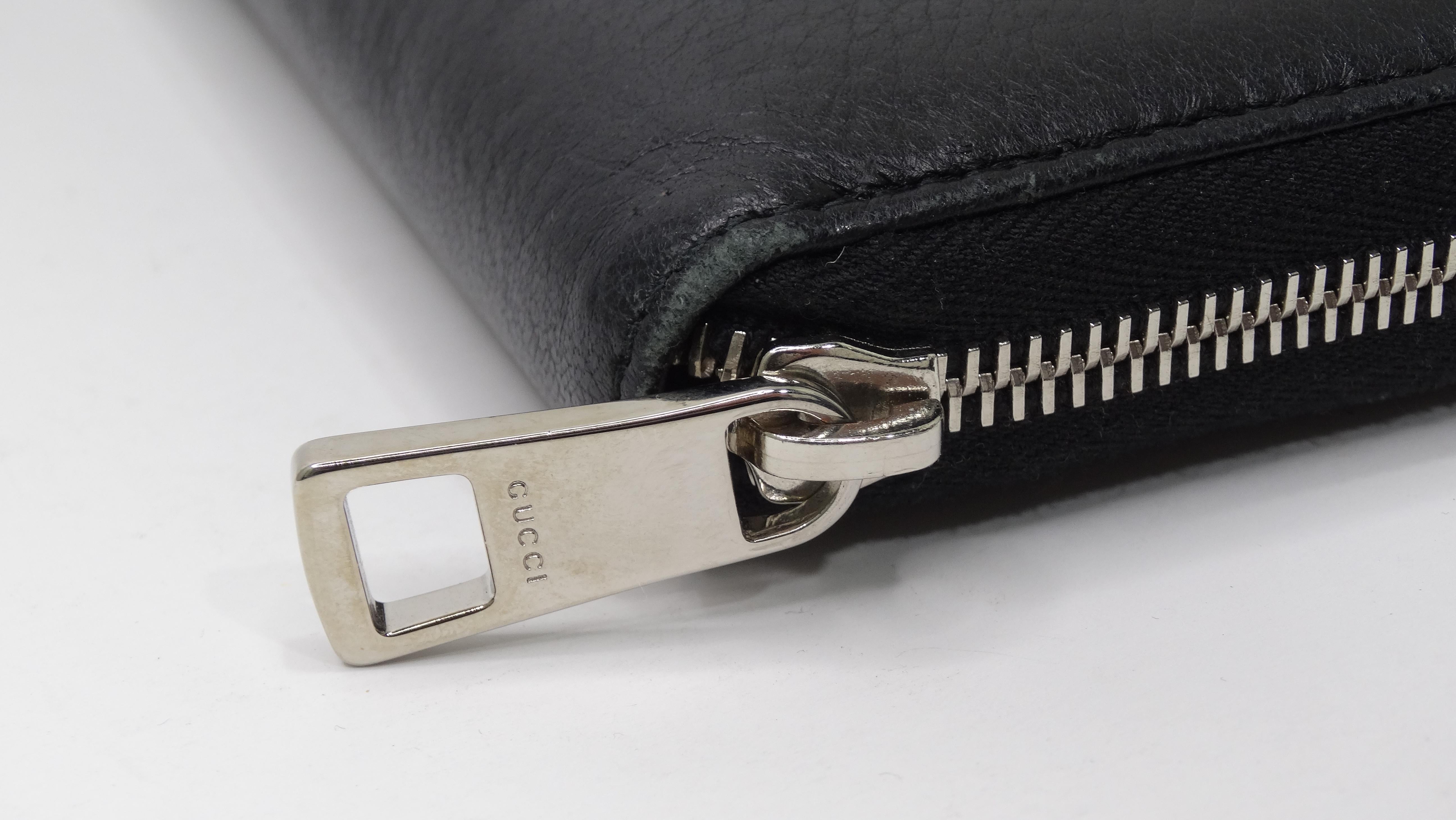 Gucci Black Leather GG Soho Wallet 1