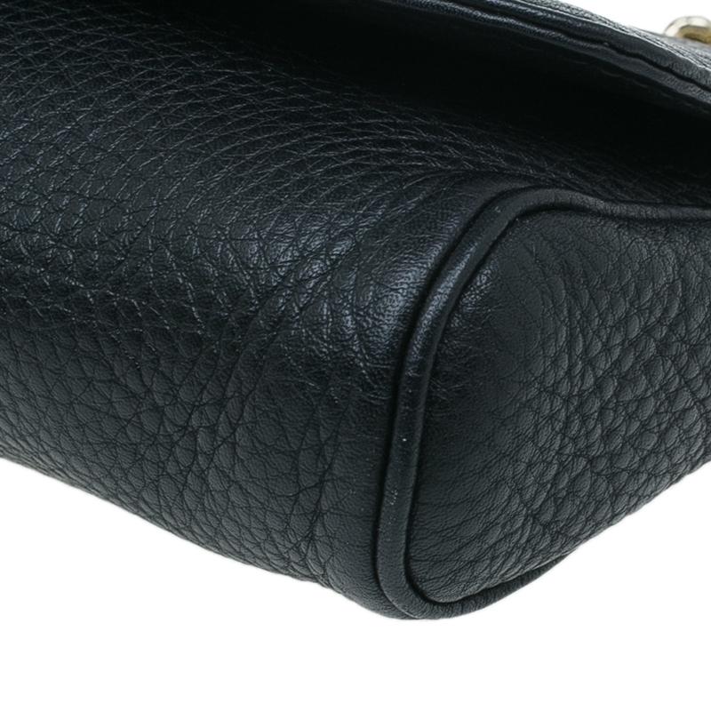 Gucci Black Leather Greenwich Evening Clutch 7