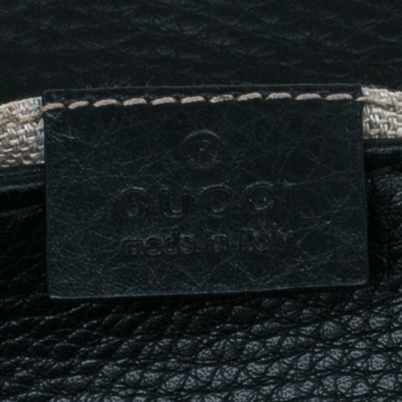 Gucci Black Leather Greenwich Evening Clutch 10