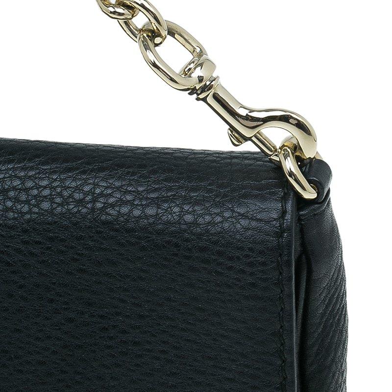 Gucci Black Leather Greenwich Evening Clutch 3