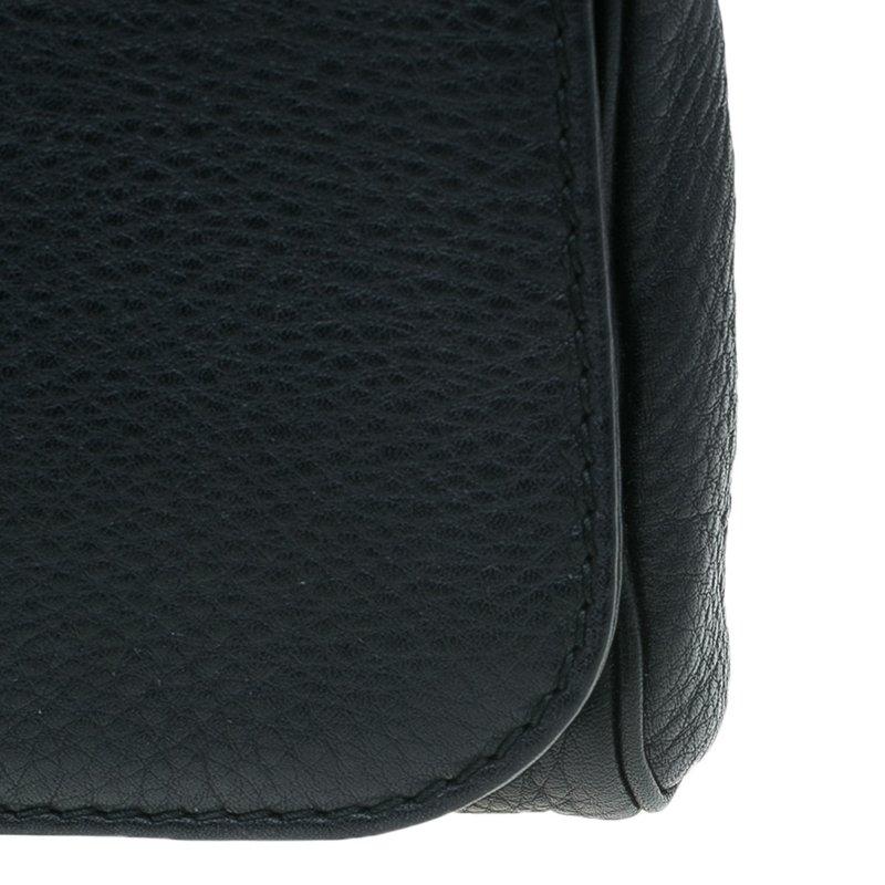 Gucci Black Leather Greenwich Evening Clutch 5