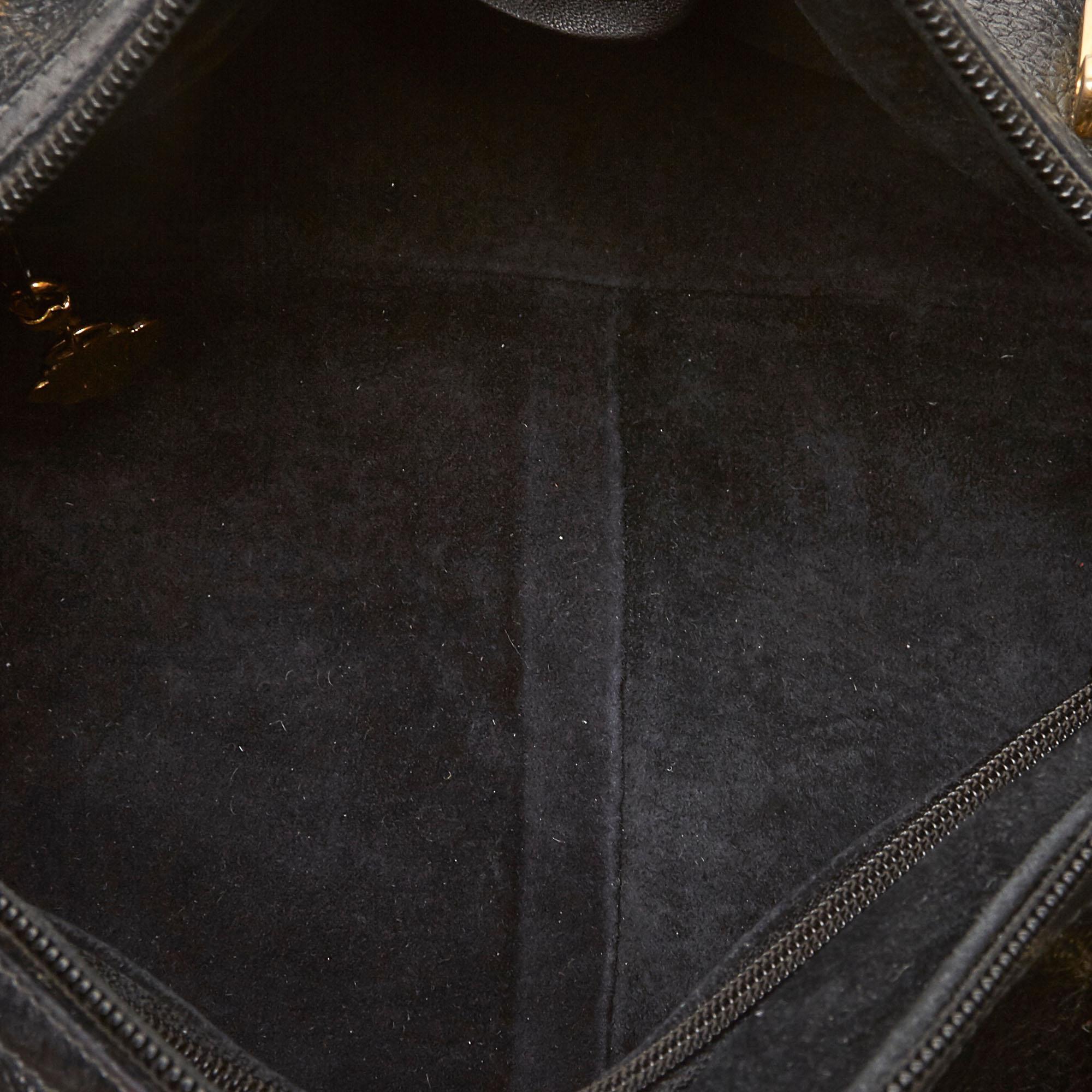 Gucci Black Leather Handbag For Sale 1
