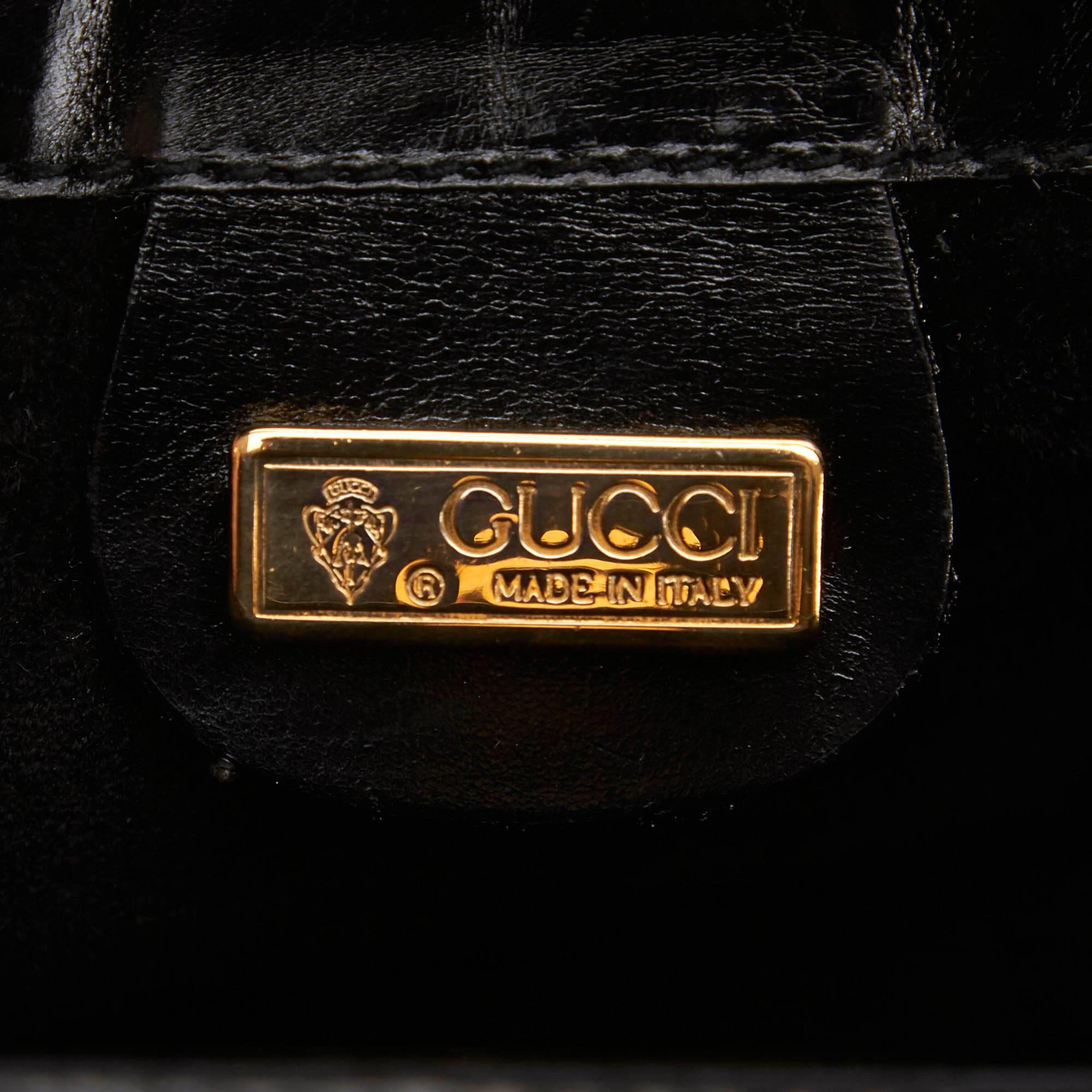 Gucci Black Leather Handbag 2